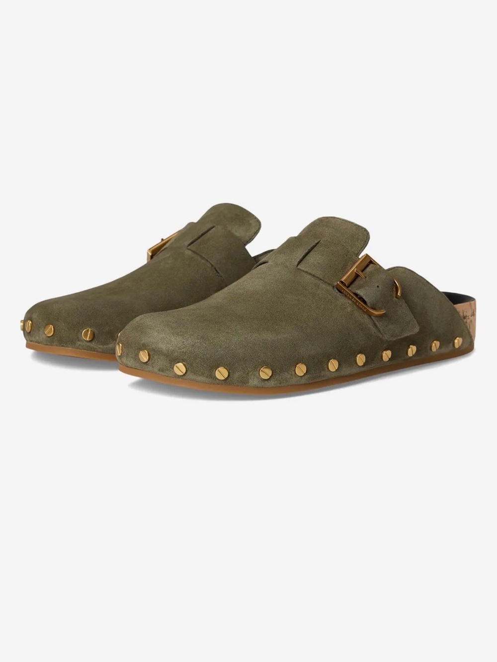 New Veronica Beard “fern” studded clogs